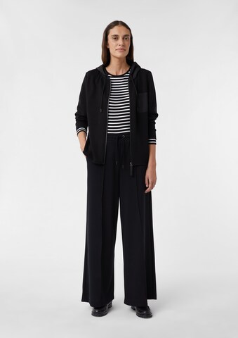 comma casual identity Wide leg Trousers in Black
