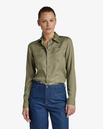 G-Star RAW Blouse in Green: front