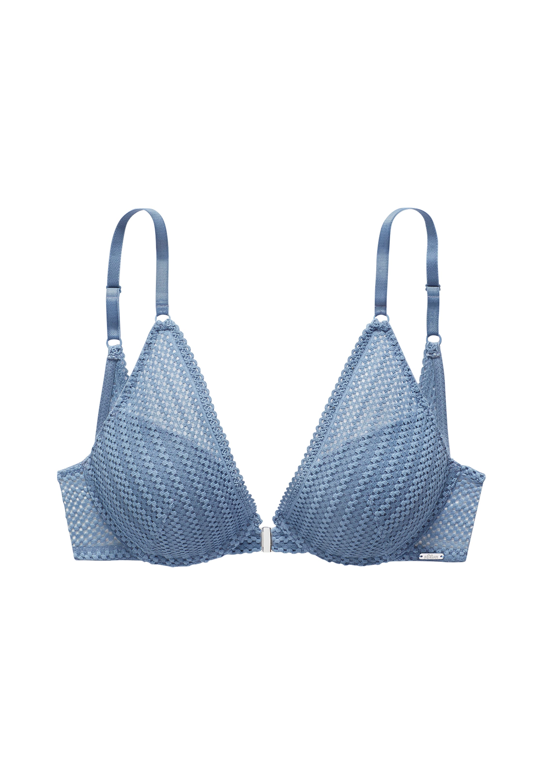 LASCANA Push-up Podprsenka – modrá: přední strana