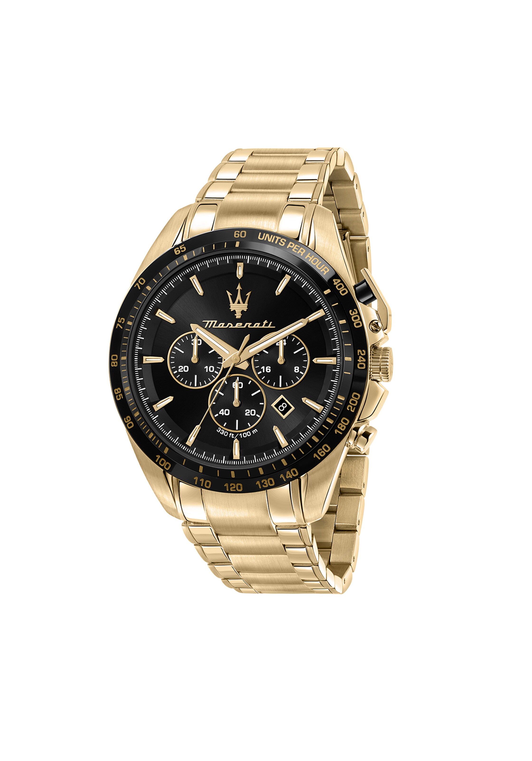 Männer Uhren Maserati Uhr 'Traguardo' in Gold - RF77577