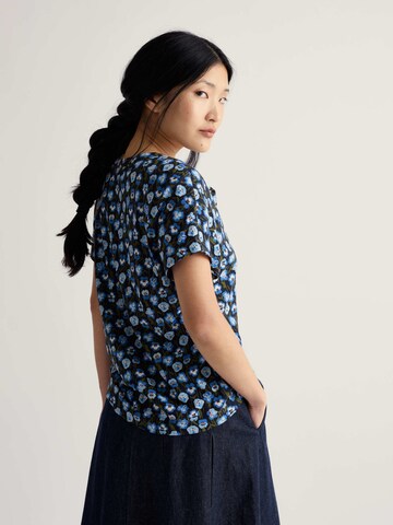 Seasalt Cornwall Gebreid vest 'Tor Grass' in Blauw