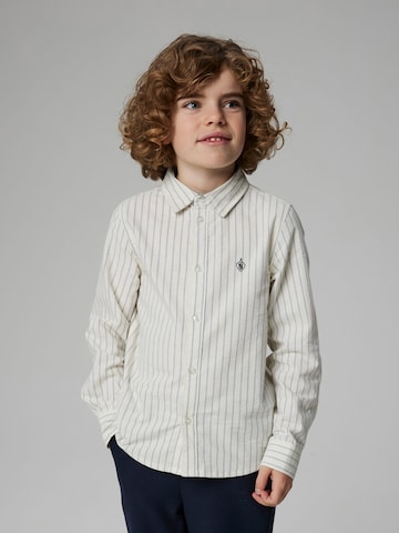 NAME IT Regular Fit Hemd 'NKMNewsa' in Beige: Vorderseite