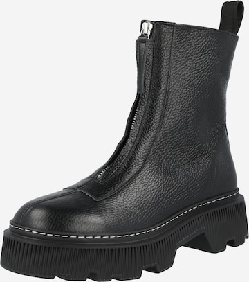 Bottines LÄST en noir : devant