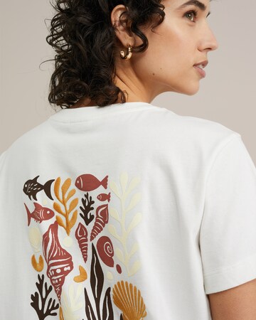 T-shirt WE Fashion en blanc