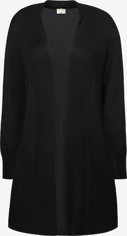 ze-ze Strickjacke 'Florian 305' in Schwarz: Vorderseite