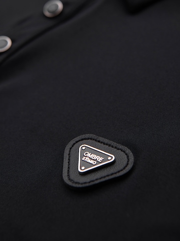 Ombre Shirt in Zwart