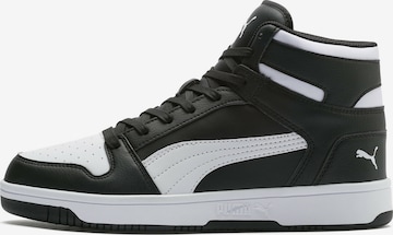 PUMA High-Top Sneakers 'Rebound' in Black: front