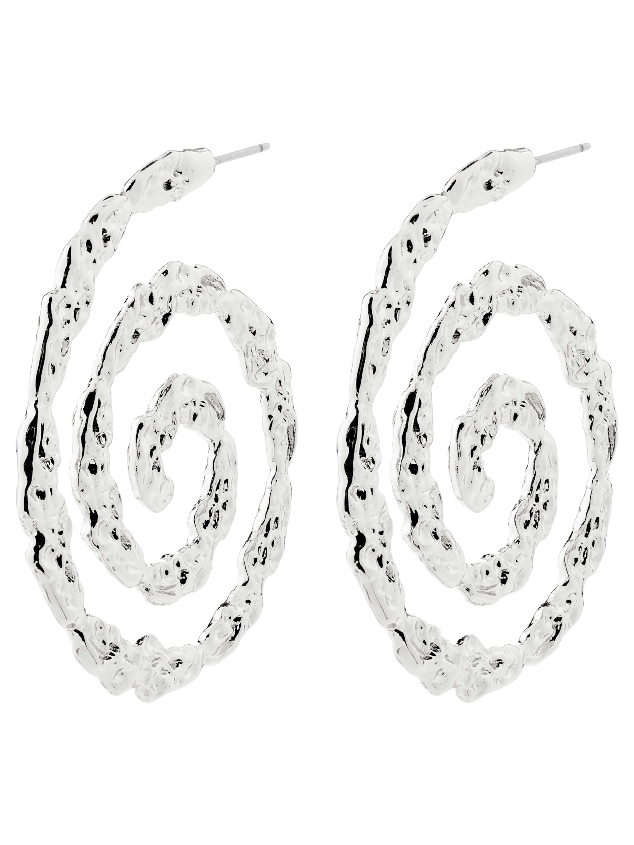 Pilgrim Boucles d'oreilles en One Size en argent, Vue avec produit