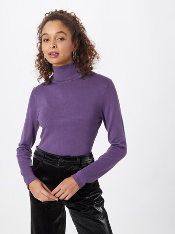 ICHI Sweater 'MAFA' in Purple: front