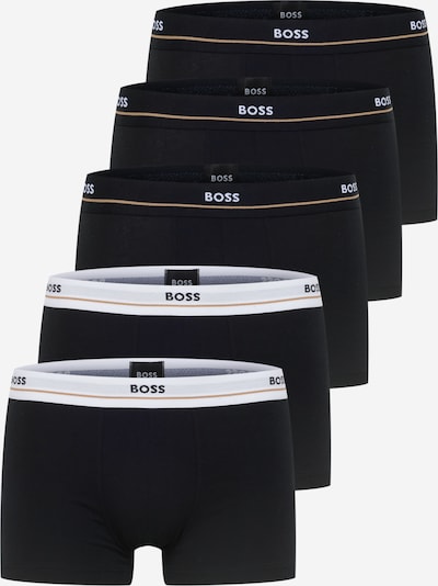 BOSS Boxers 'Essential' en noir / blanc, Vue avec produit