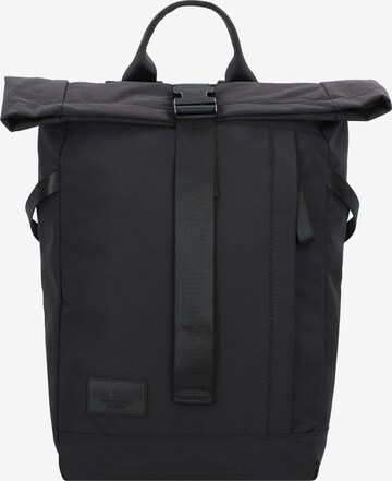 TOM TAILOR Backpack in Black: front