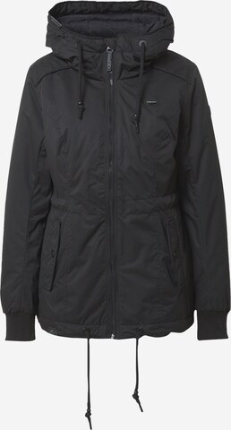 Parka mi-saison 'DANKKA' Ragwear en noir : devant