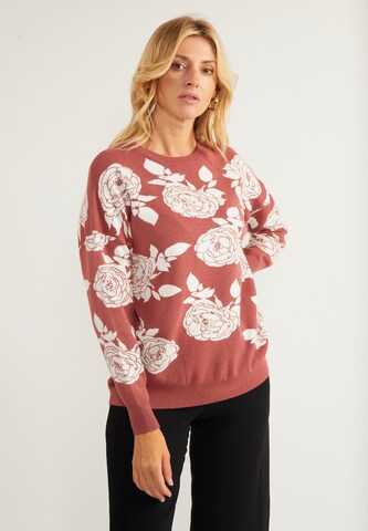 Pull-over Usha en rose : devant