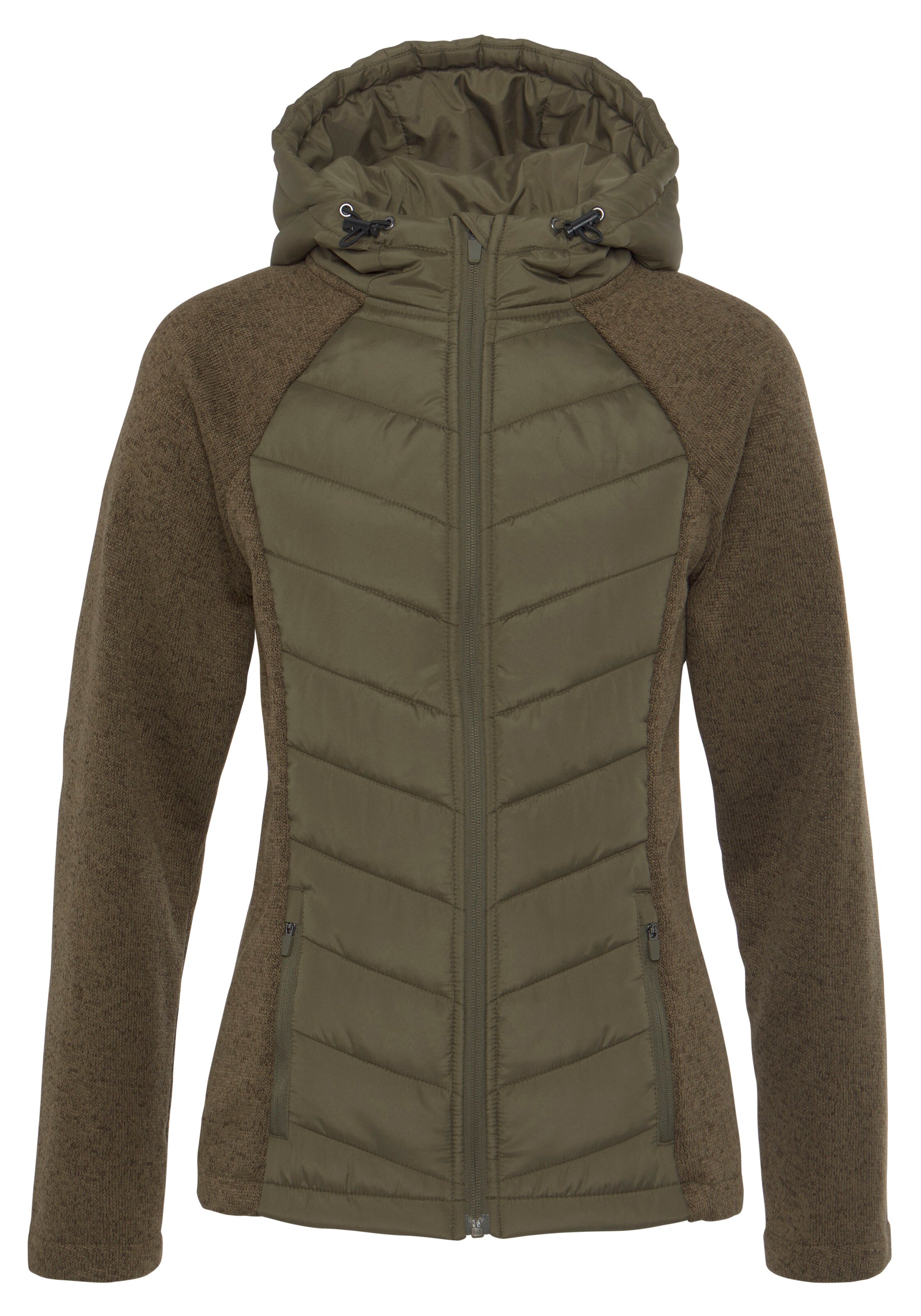 VIVANCE Tussenjas in Groen: voorkant