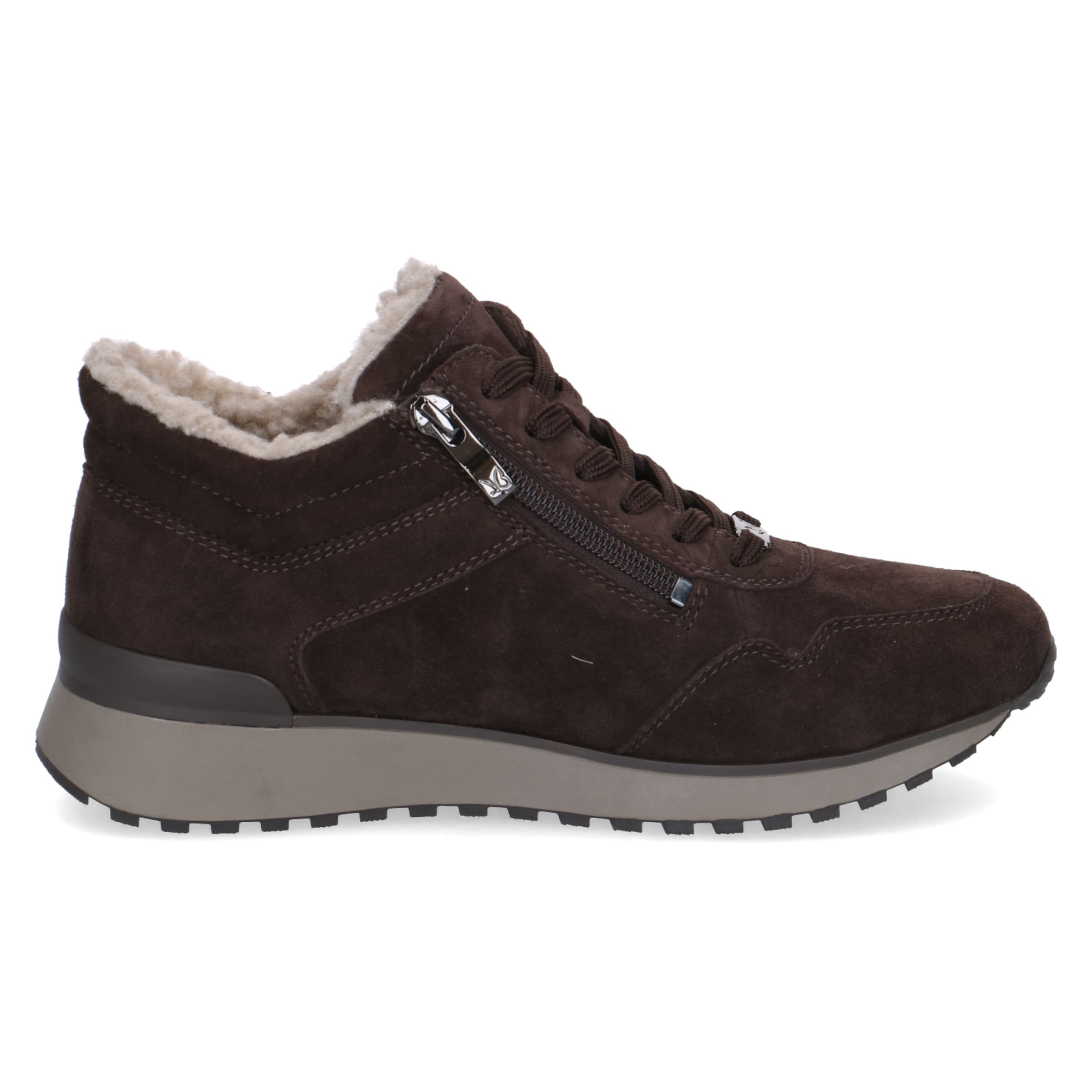CAPRICE Lace-Up Ankle Boots 'Kaia' in Brown