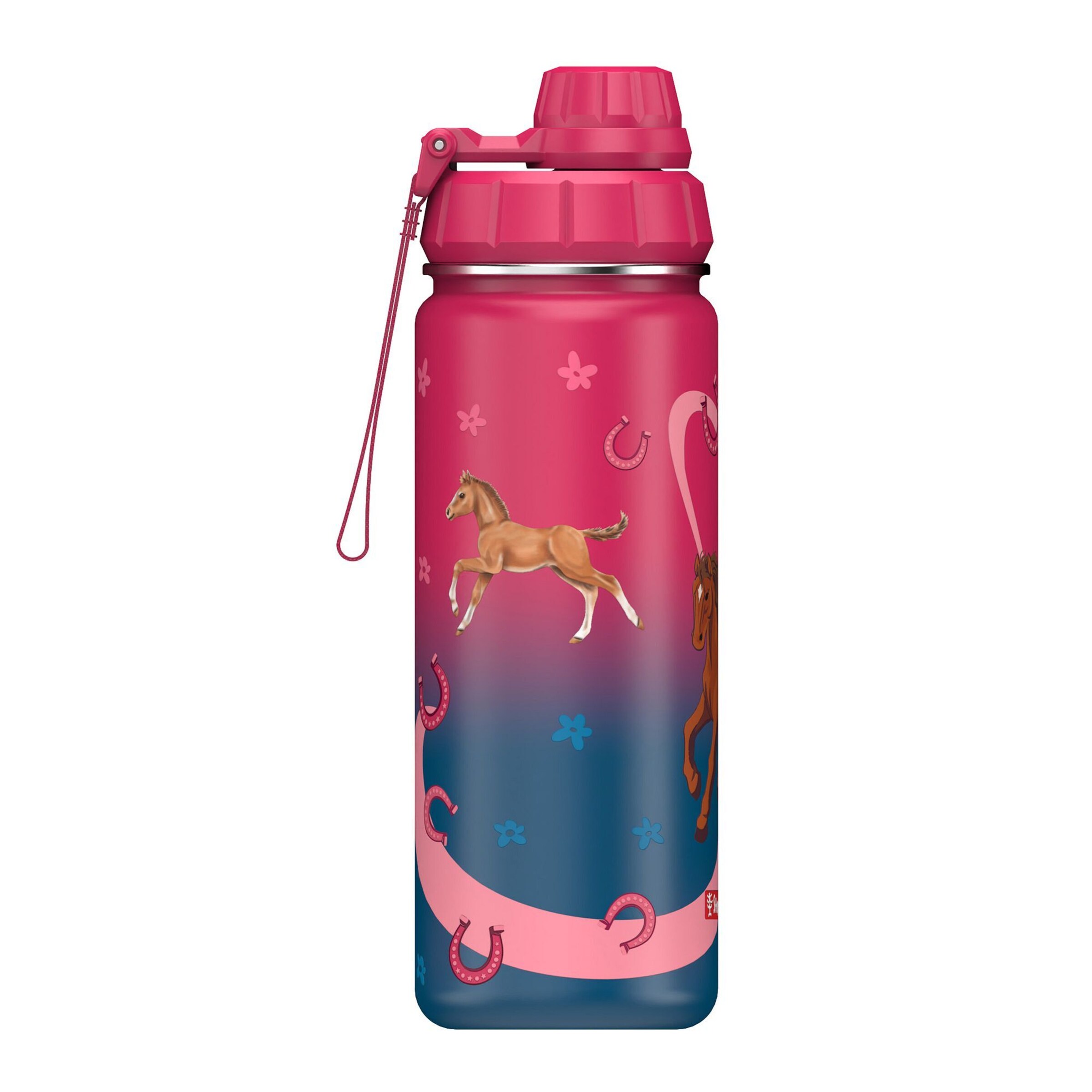 STEP BY STEP Trinkflasche in Blau: Vorderseite