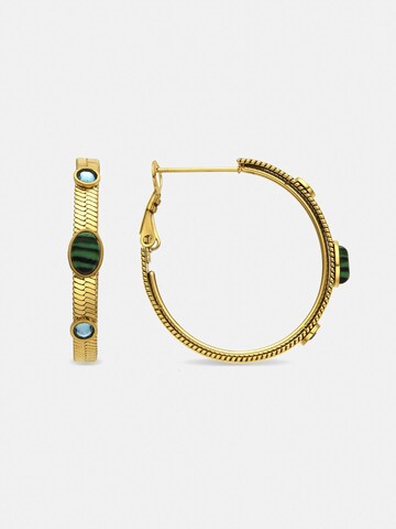 Luxenter - Pendientes 'Reus' en verde: frente