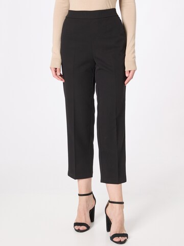 Kaffe Loose fit Pleated Pants 'Sakura' in Black: front