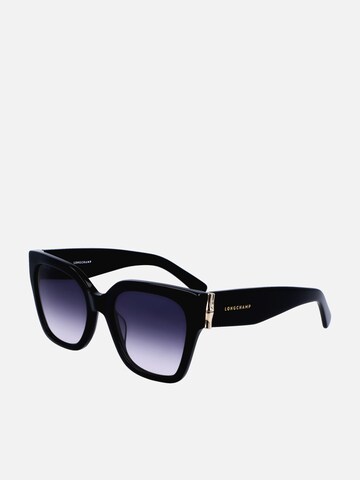 Longchamp Sunglasses in Black: front