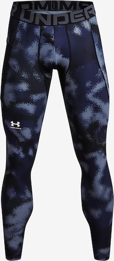 UNDER ARMOUR Workout Pants ' HeatGear ' in Blue / Black / White, Item view