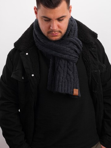 Manufaktur13 Oversizeschal 'Rough Knit' in Blau