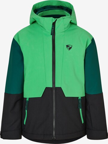 ZIENER Athletic Jacket 'AZAM' in Green: front