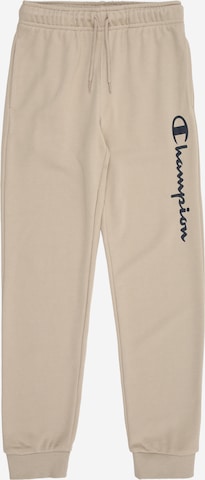 Champion Authentic Athletic Apparel Tapered Housut värissä beige: etupuoli