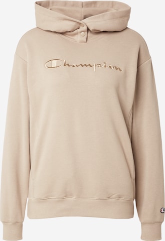 Champion Authentic Athletic Apparel Sweatshirt 'Legacy' in Beige: front