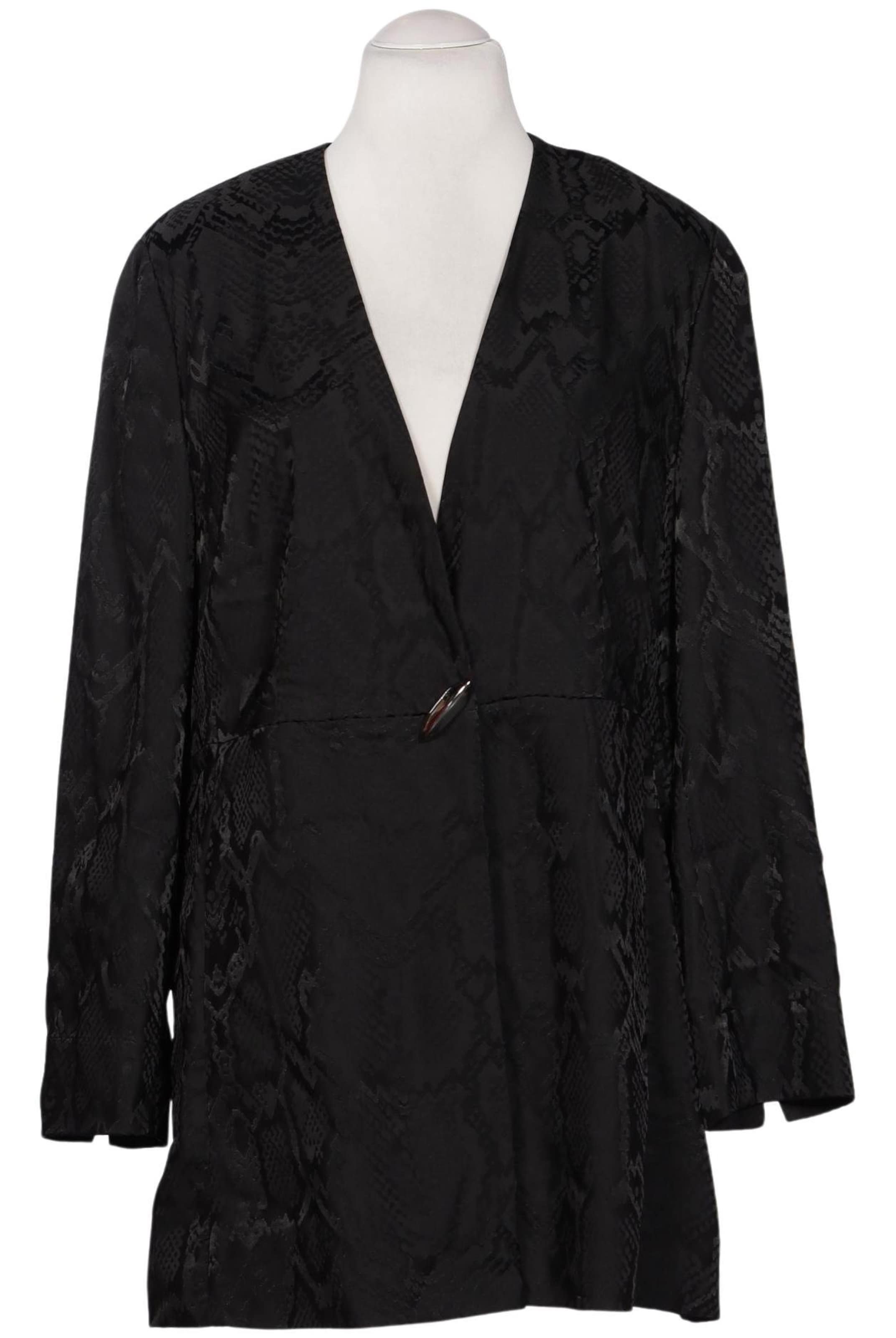 Ulla Popken Blazer XL in Schwarz: Vorderseite