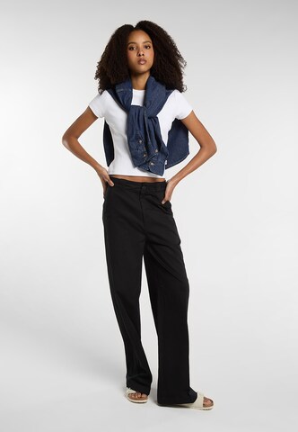 Effilé Pantalon DICKIES en noir : devant