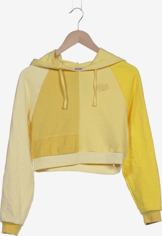 GUESS Sweatshirt & Zip-Up Hoodie in M in Yellow: front