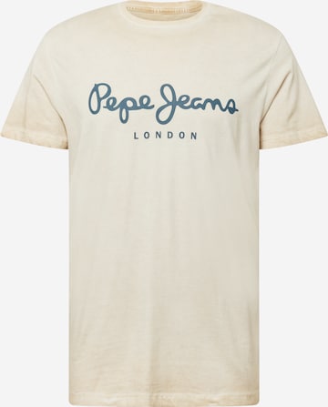 Pepe Jeans T-Shirt 'WEST SIR' in Beige: predná strana