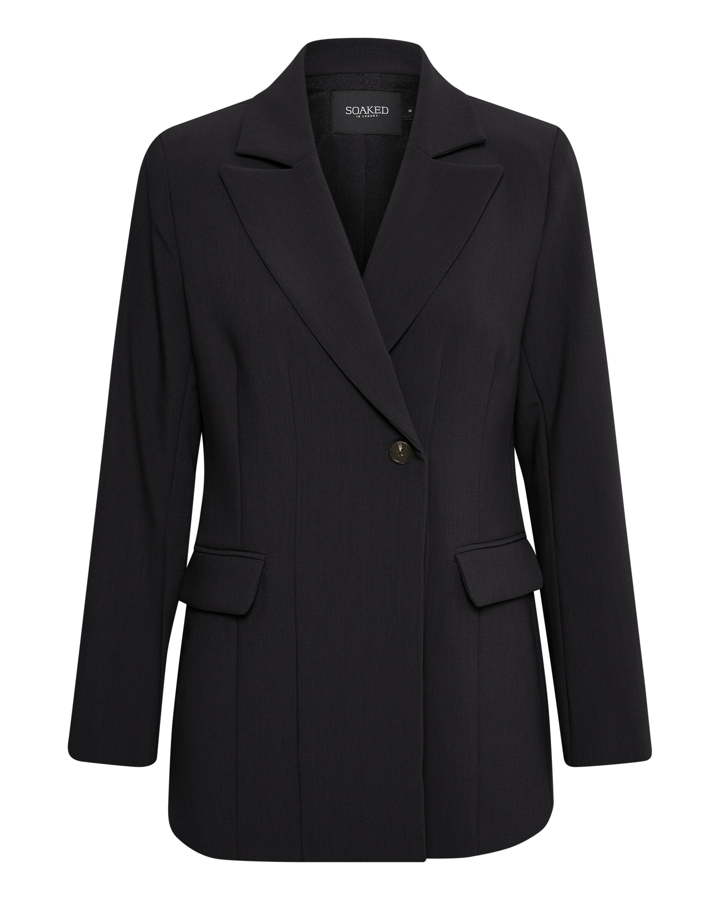 SOAKED IN LUXURY Blazer 'SLCorinne' in Black: front