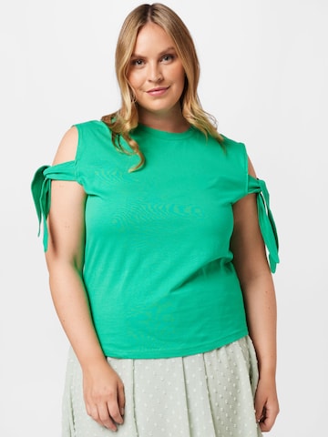 Trendyol Curve - Top em verde: frente