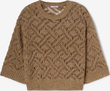 Pull-over MOTIVI en marron : devant