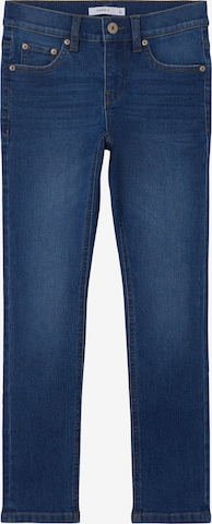 NAME IT Slimfit Jeans 'Silas' in Blauw: voorkant