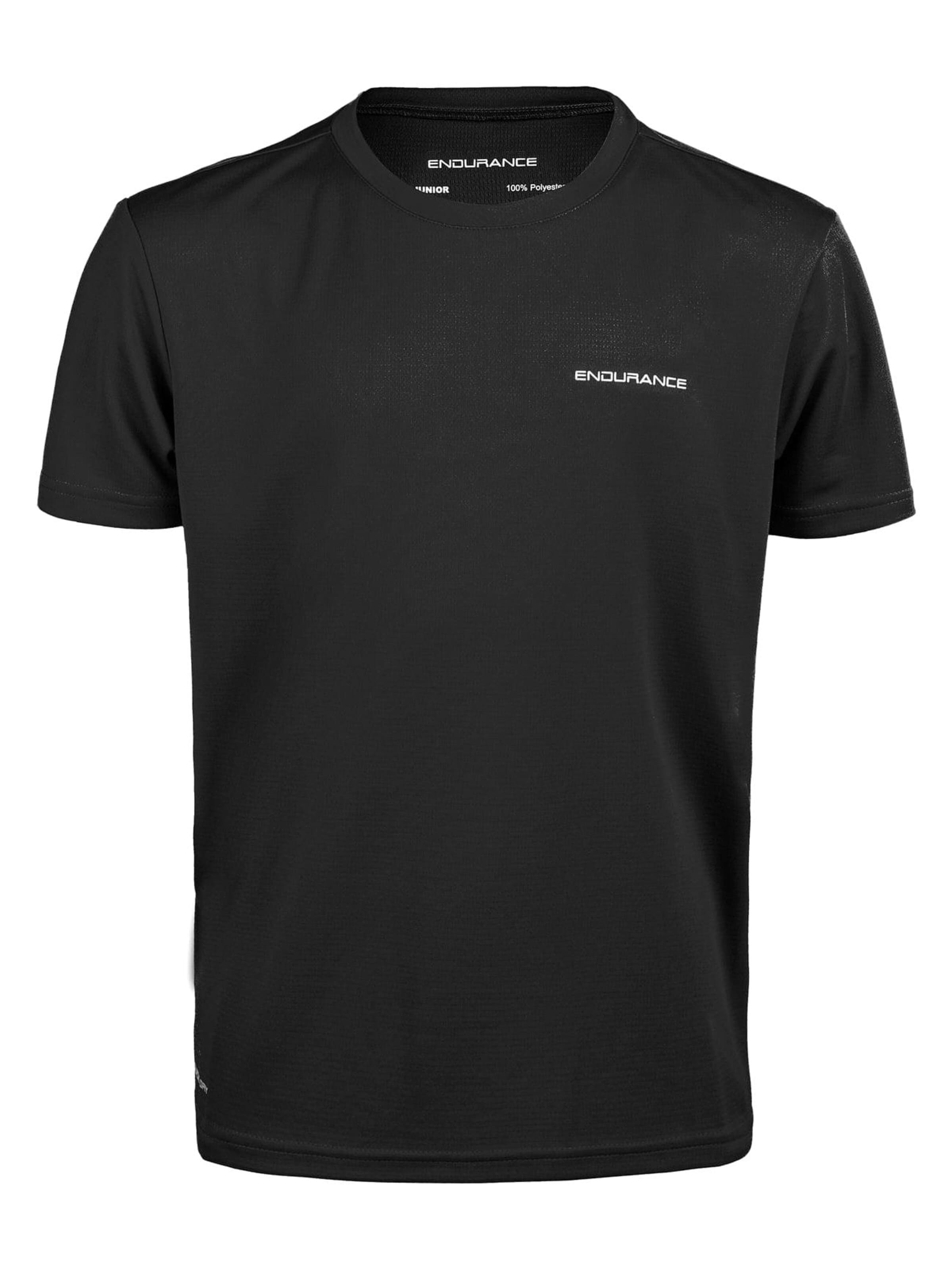 ENDURANCE Shirts 'Vernon V2 Jr. Performance SS Tee' i sort: forside