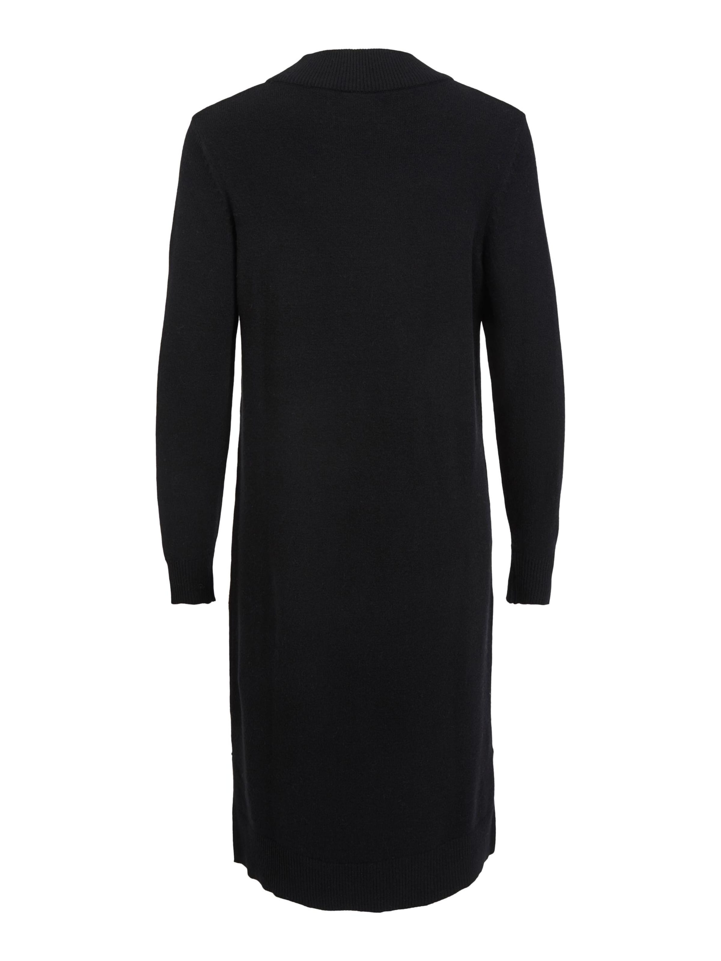 VILA Knitted dress 'Ril' in Black