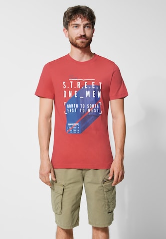 Street One MEN Shirt in Red: front