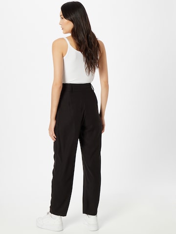 ABOUT YOU Loose fit Pleat-Front Pants 'Alina' in Black