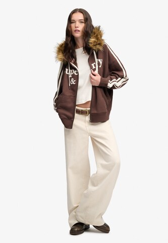 Superdry & Co Sweatvest in Bruin
