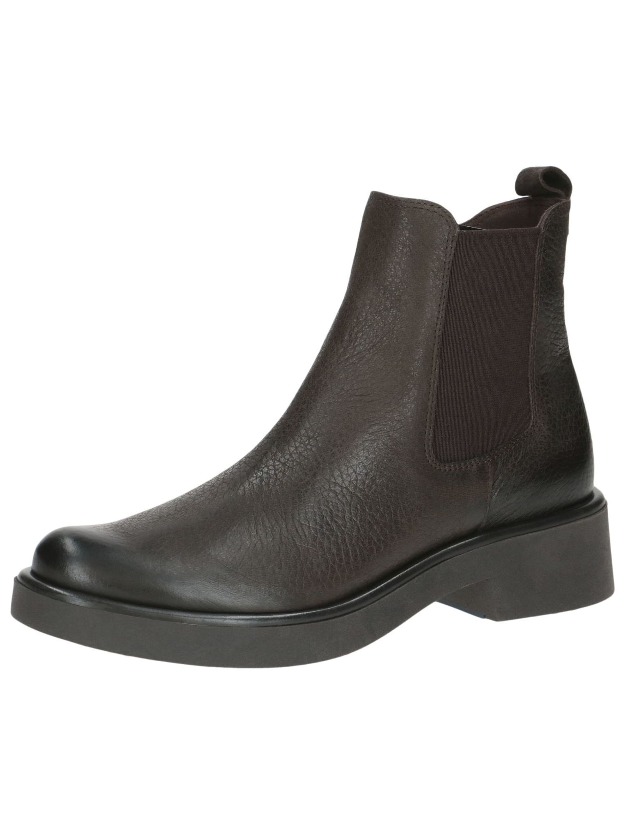 CAPRICE Chelsea Boots in Brown: front