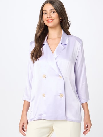 Designers Society - Blazer 'AFRICO' em roxo: frente