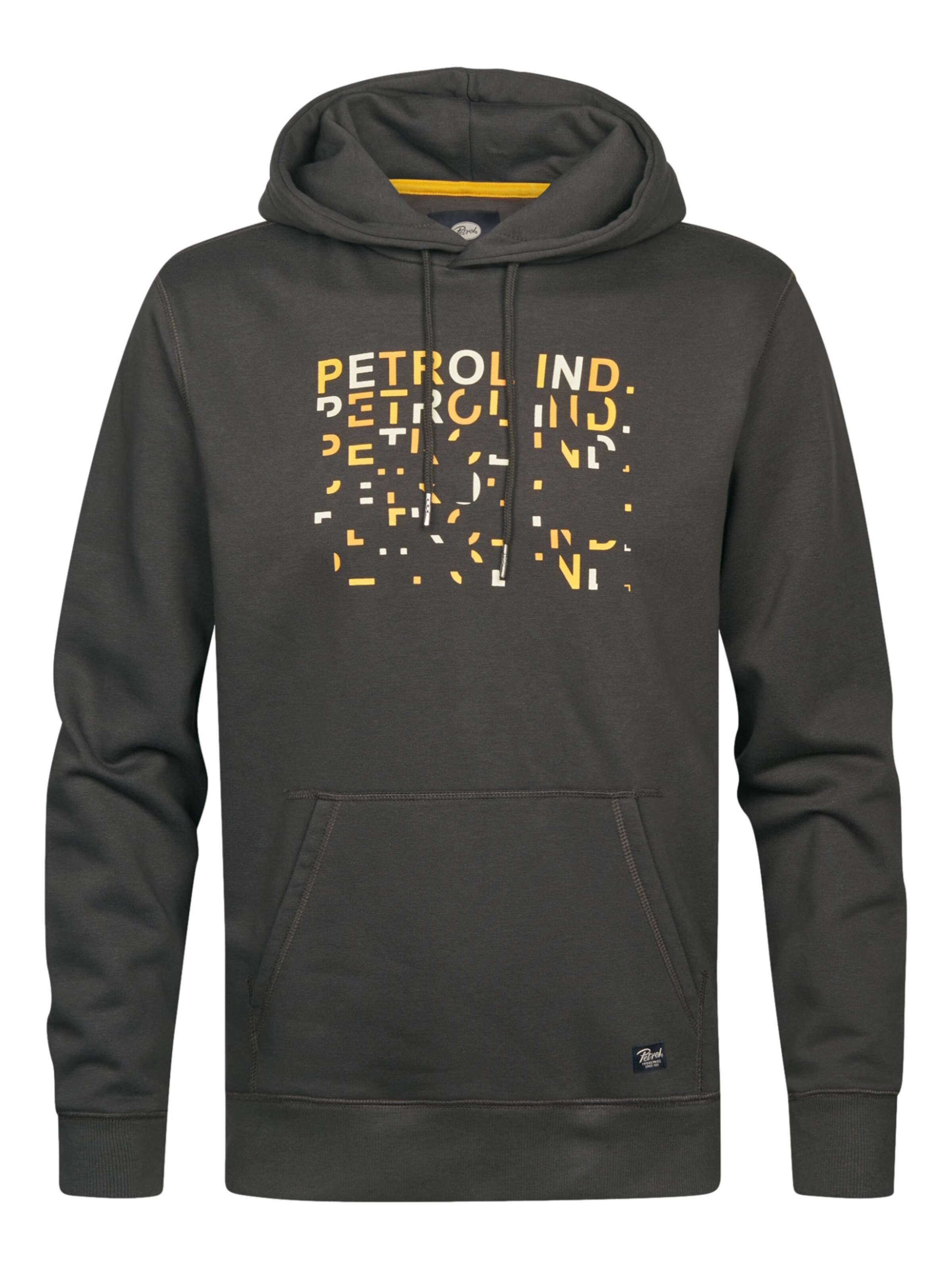 Petrol Industries Sweatshirt in Grijs: voorkant
