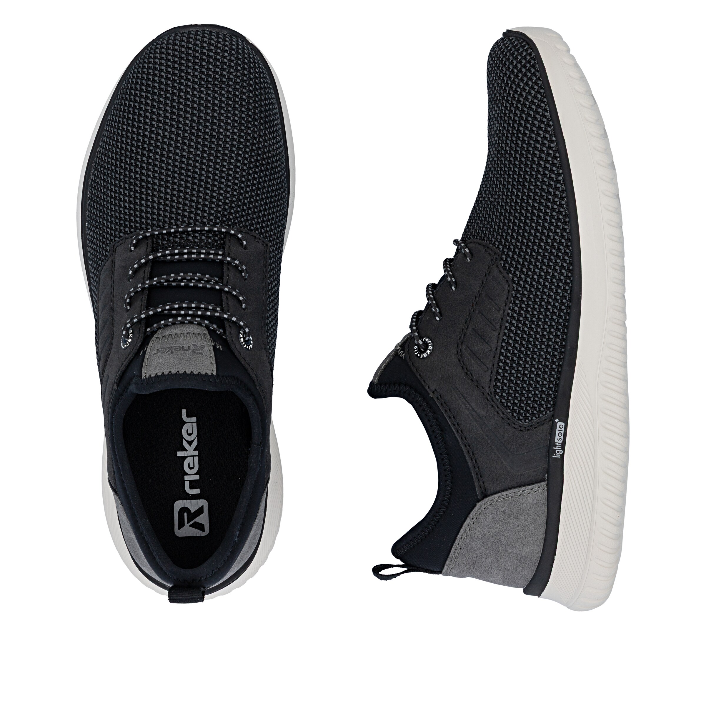 Rieker Slip on in Schwarz