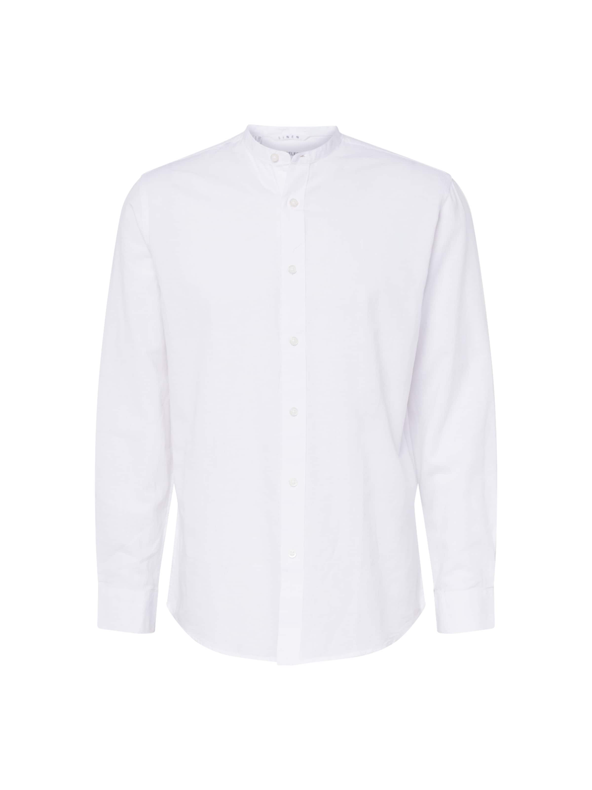 SELECTED Средняя посадка Рубашка в Белый: спереди