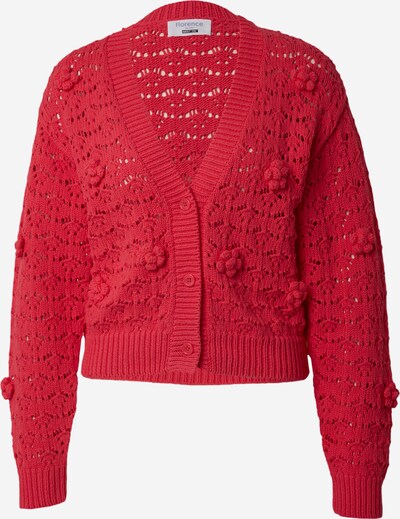 florence by mills exclusive for ABOUT YOU Strickjacke 'Friendship Bracelet' in rot, Produktansicht