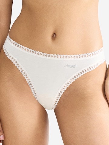 SLOGGI String 'GO Crush' in Beige: voorkant