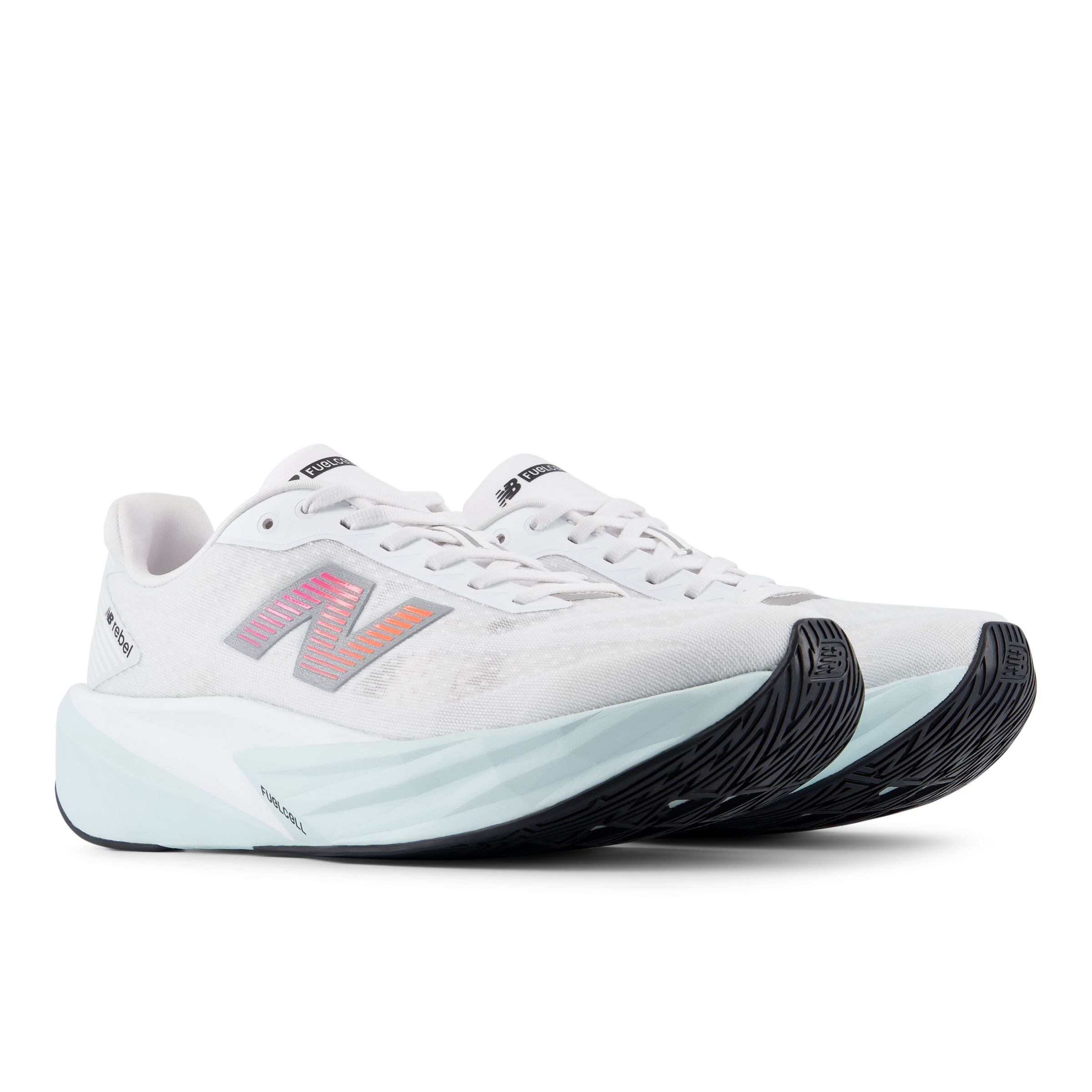 Chaussure de course 'FuelCell Rebel v5' new balance en blanc