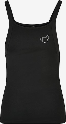 Urban Classics Top in Schwarz: Vorderseite